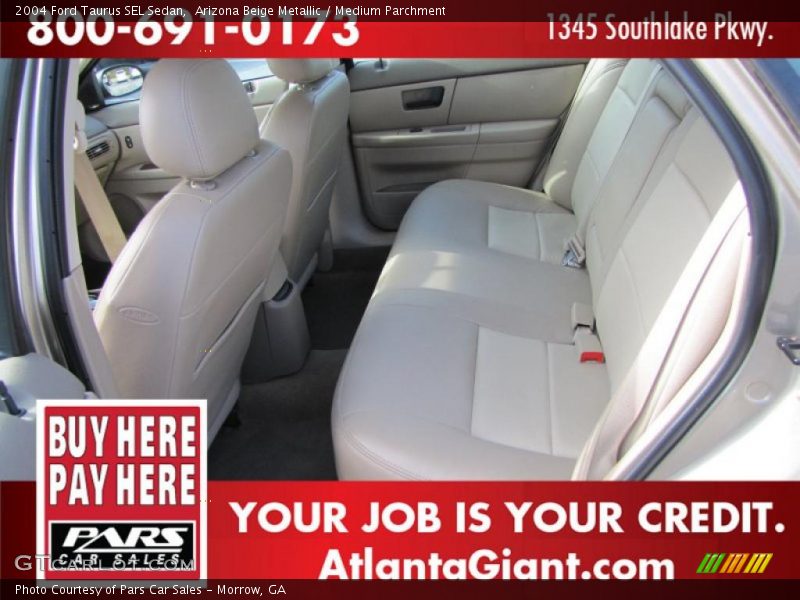 Arizona Beige Metallic / Medium Parchment 2004 Ford Taurus SEL Sedan
