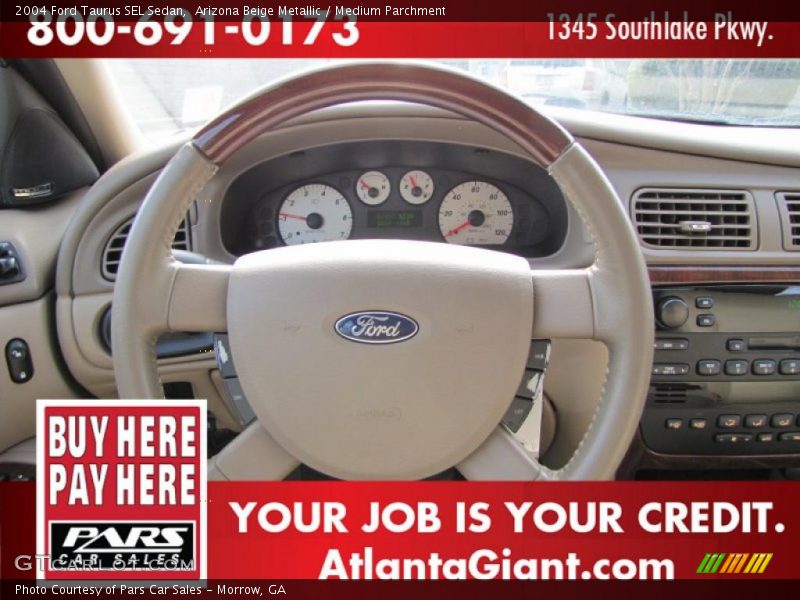 Arizona Beige Metallic / Medium Parchment 2004 Ford Taurus SEL Sedan
