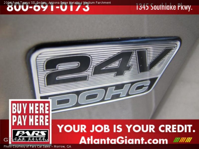 Arizona Beige Metallic / Medium Parchment 2004 Ford Taurus SEL Sedan