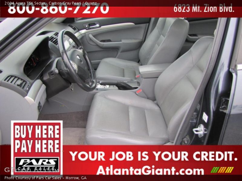 Carbon Gray Pearl / Quartz 2004 Acura TSX Sedan