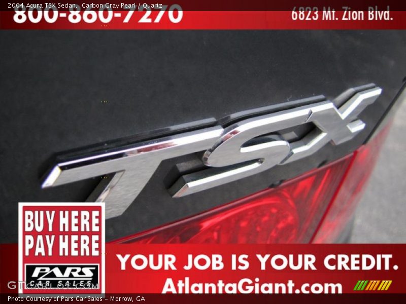 Carbon Gray Pearl / Quartz 2004 Acura TSX Sedan