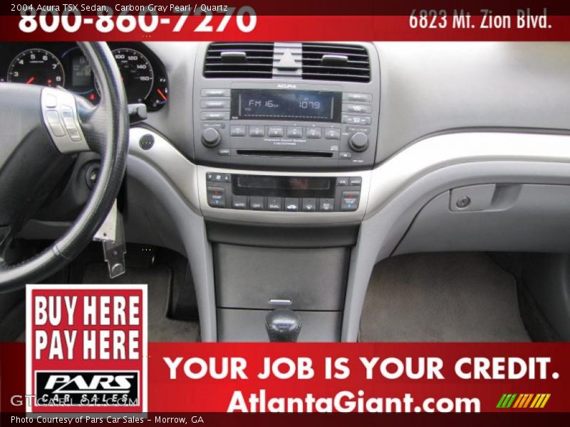 Carbon Gray Pearl / Quartz 2004 Acura TSX Sedan