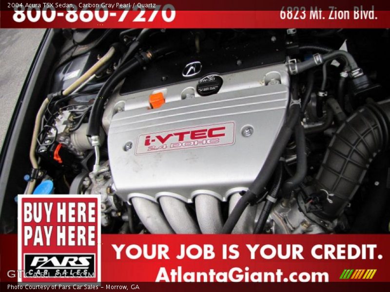 Carbon Gray Pearl / Quartz 2004 Acura TSX Sedan