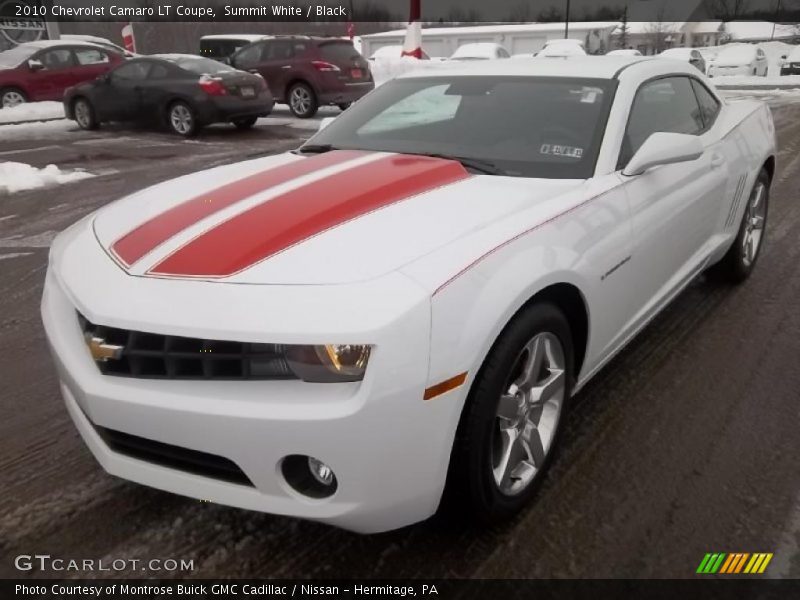 Summit White / Black 2010 Chevrolet Camaro LT Coupe