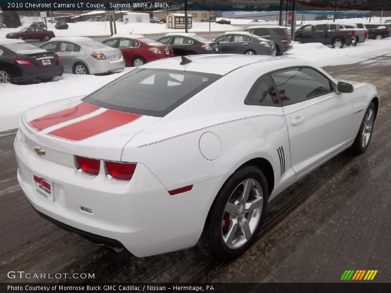 Summit White / Black 2010 Chevrolet Camaro LT Coupe