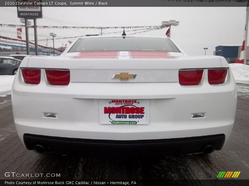 Summit White / Black 2010 Chevrolet Camaro LT Coupe