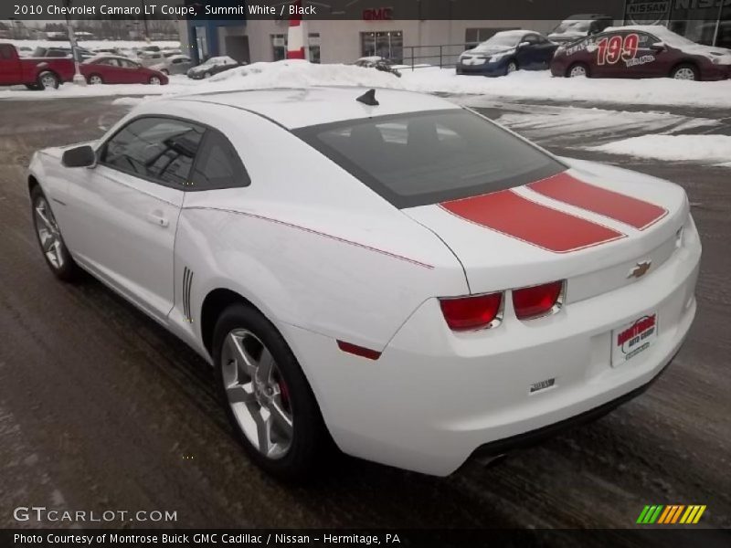 Summit White / Black 2010 Chevrolet Camaro LT Coupe