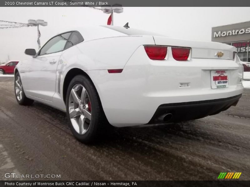 Summit White / Black 2010 Chevrolet Camaro LT Coupe