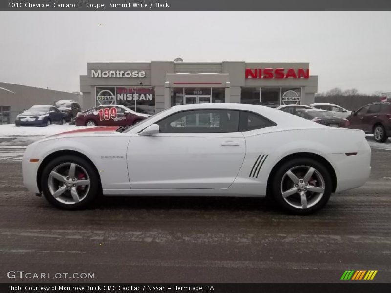 Summit White / Black 2010 Chevrolet Camaro LT Coupe
