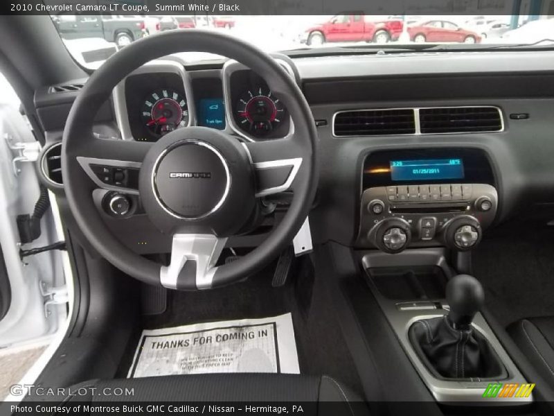 Summit White / Black 2010 Chevrolet Camaro LT Coupe