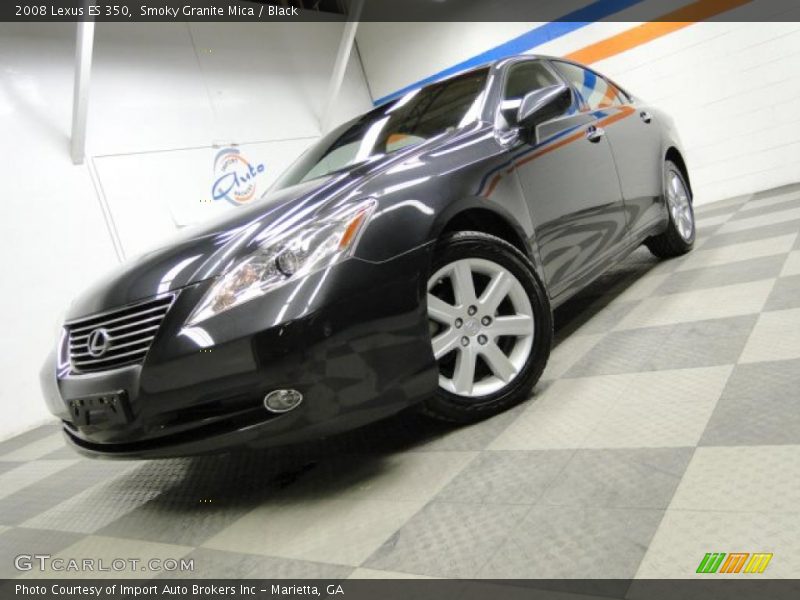 Smoky Granite Mica / Black 2008 Lexus ES 350