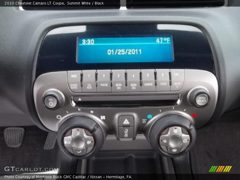 Summit White / Black 2010 Chevrolet Camaro LT Coupe