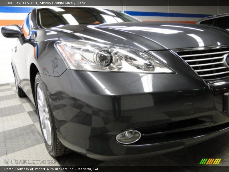 Smoky Granite Mica / Black 2008 Lexus ES 350