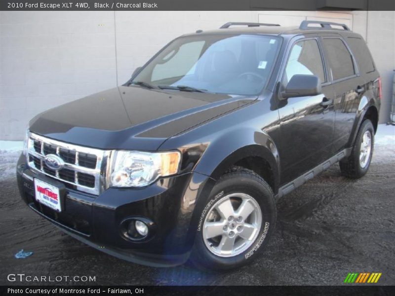 Black / Charcoal Black 2010 Ford Escape XLT 4WD