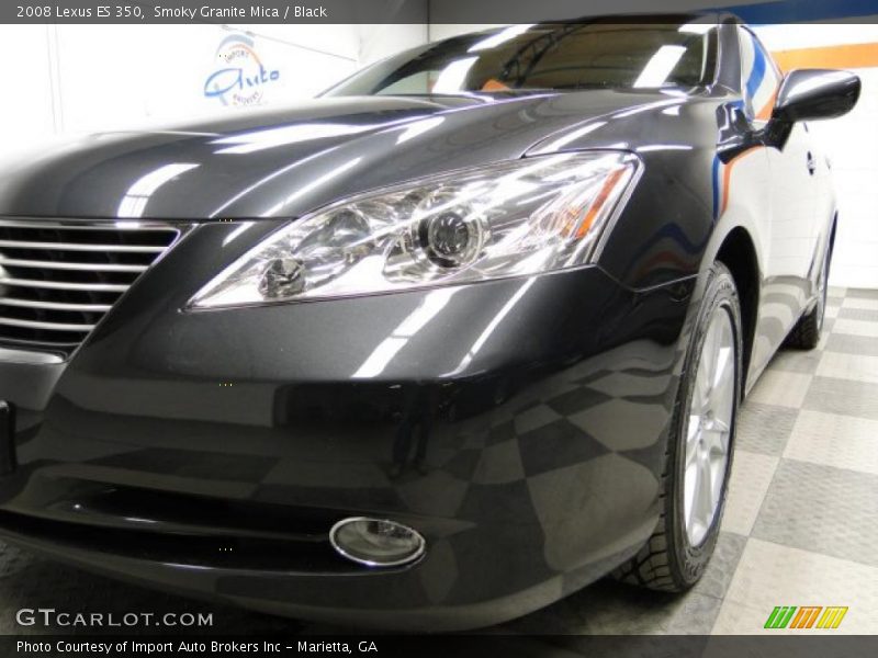 Smoky Granite Mica / Black 2008 Lexus ES 350