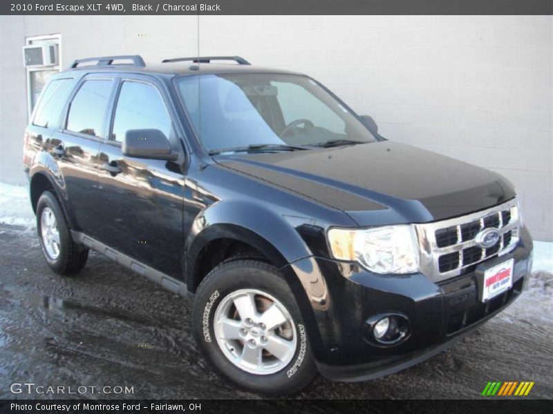 Black / Charcoal Black 2010 Ford Escape XLT 4WD