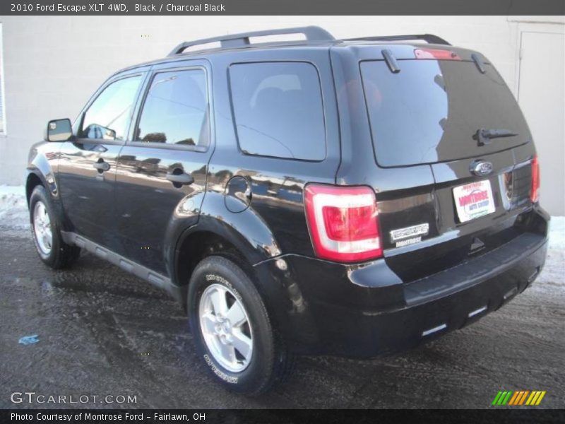 Black / Charcoal Black 2010 Ford Escape XLT 4WD