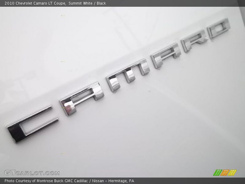 Summit White / Black 2010 Chevrolet Camaro LT Coupe