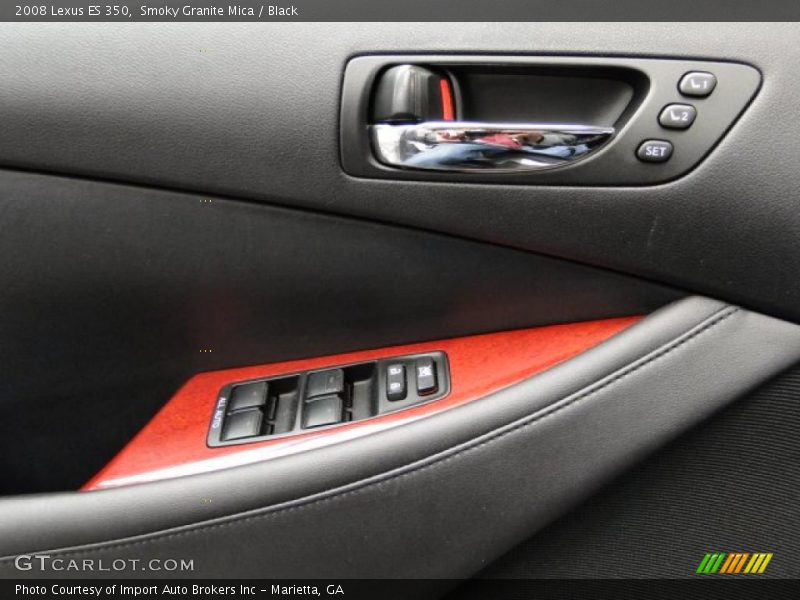 Smoky Granite Mica / Black 2008 Lexus ES 350