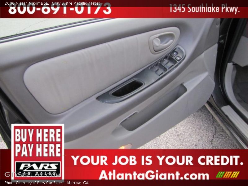 Gray Lustre Metallic / Frost 2000 Nissan Maxima SE
