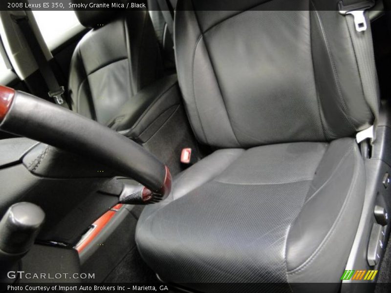 Smoky Granite Mica / Black 2008 Lexus ES 350