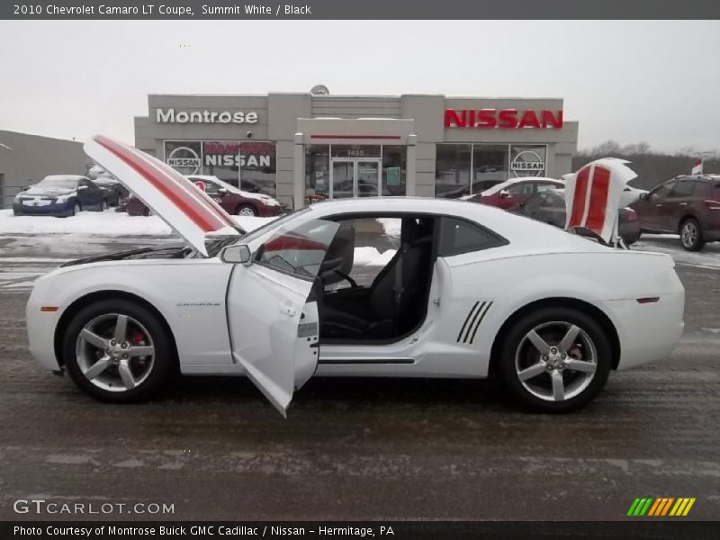 Summit White / Black 2010 Chevrolet Camaro LT Coupe