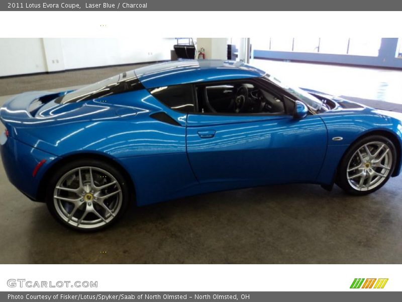 Laser Blue / Charcoal 2011 Lotus Evora Coupe