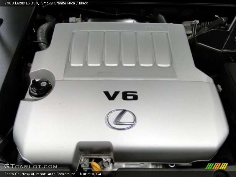 Smoky Granite Mica / Black 2008 Lexus ES 350
