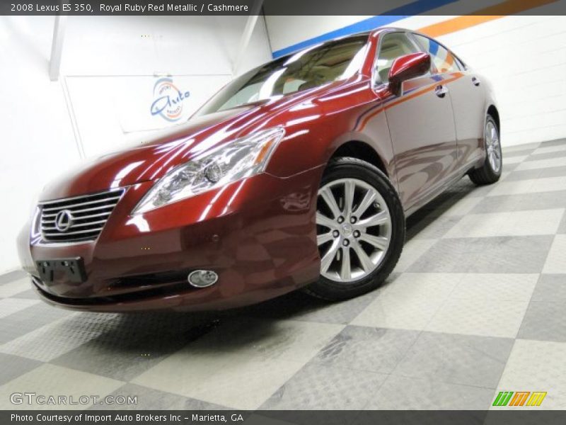 Royal Ruby Red Metallic / Cashmere 2008 Lexus ES 350