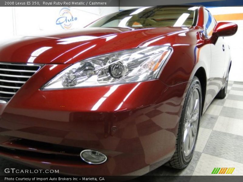 Royal Ruby Red Metallic / Cashmere 2008 Lexus ES 350