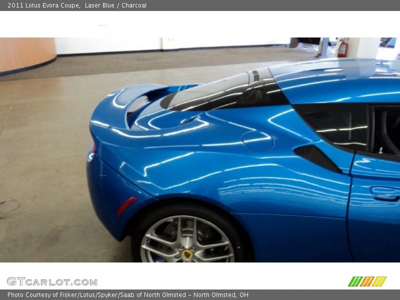 Laser Blue / Charcoal 2011 Lotus Evora Coupe