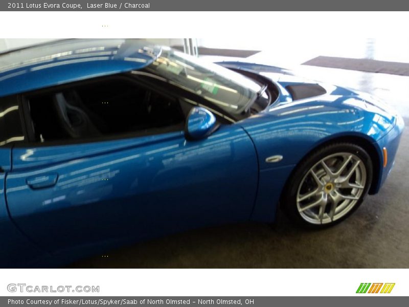 Laser Blue / Charcoal 2011 Lotus Evora Coupe