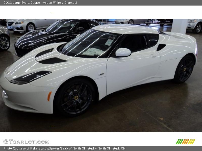 Aspen White / Charcoal 2011 Lotus Evora Coupe