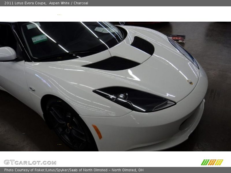 Aspen White / Charcoal 2011 Lotus Evora Coupe