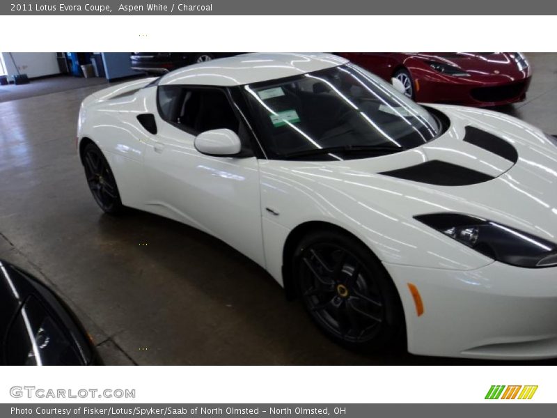 Aspen White / Charcoal 2011 Lotus Evora Coupe