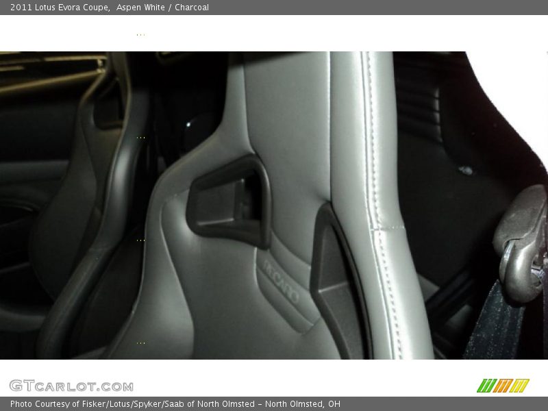 Aspen White / Charcoal 2011 Lotus Evora Coupe