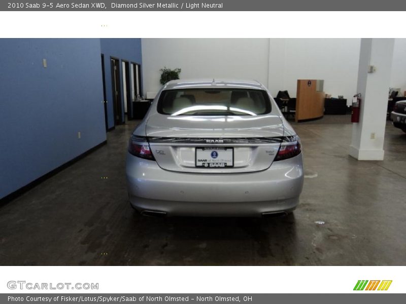 Diamond Silver Metallic / Light Neutral 2010 Saab 9-5 Aero Sedan XWD