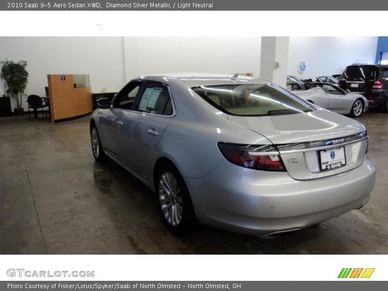 Diamond Silver Metallic / Light Neutral 2010 Saab 9-5 Aero Sedan XWD