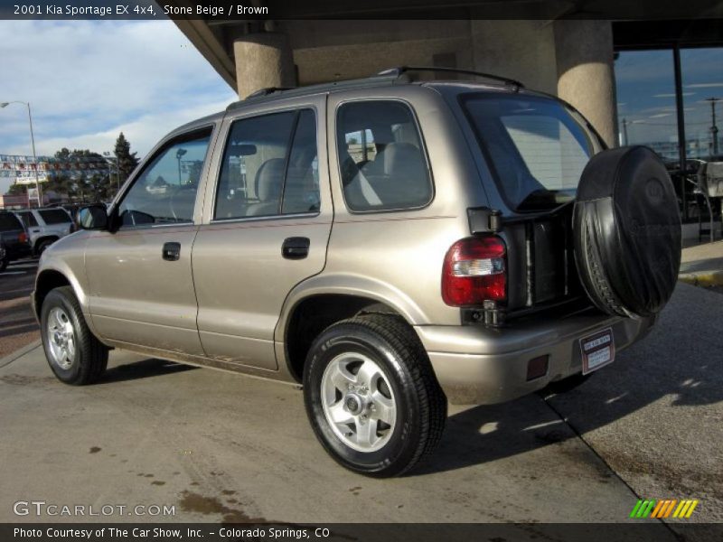 Stone Beige / Brown 2001 Kia Sportage EX 4x4