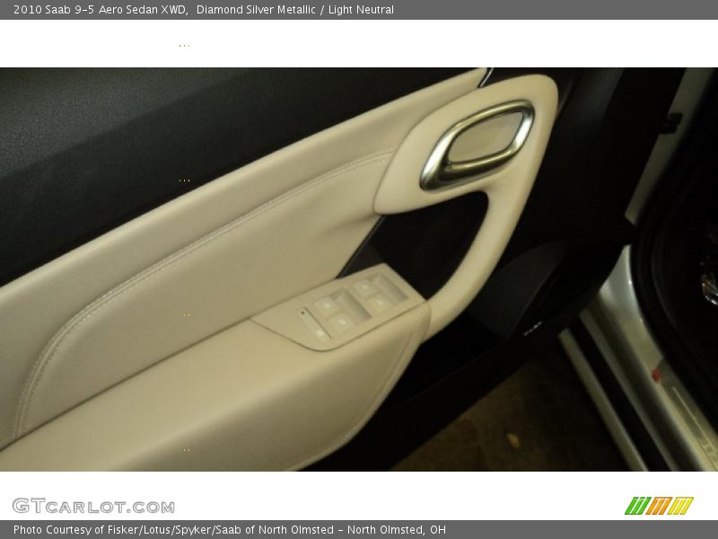 Diamond Silver Metallic / Light Neutral 2010 Saab 9-5 Aero Sedan XWD