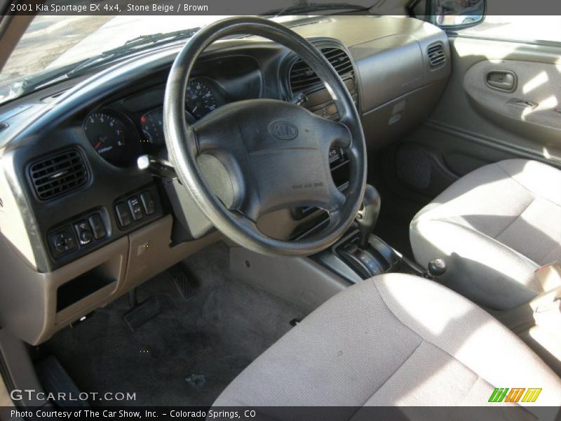 Stone Beige / Brown 2001 Kia Sportage EX 4x4