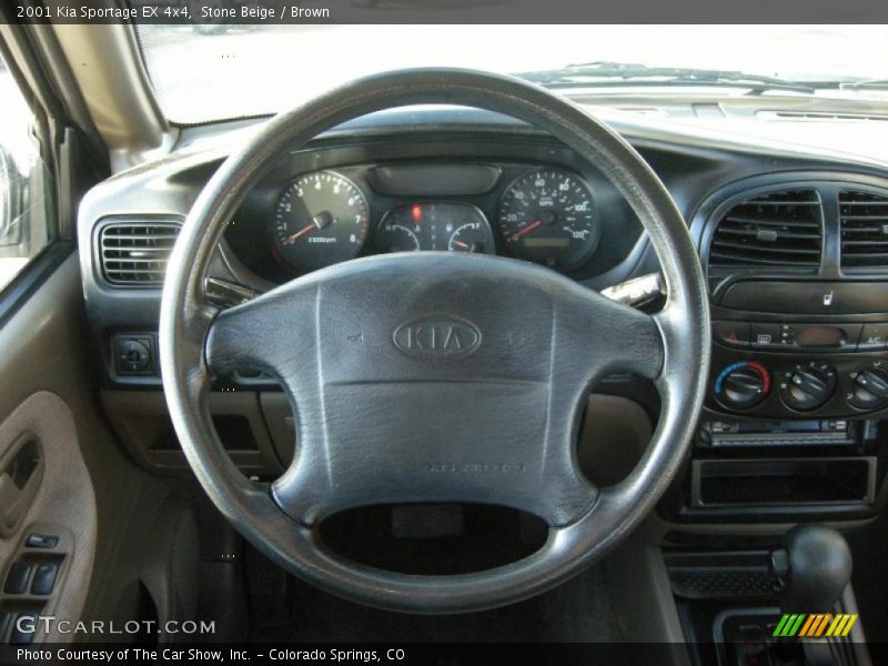 Stone Beige / Brown 2001 Kia Sportage EX 4x4