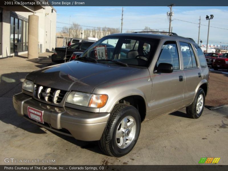 Stone Beige / Brown 2001 Kia Sportage EX 4x4