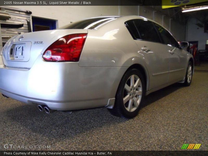 Liquid Silver Metallic / Black 2005 Nissan Maxima 3.5 SL