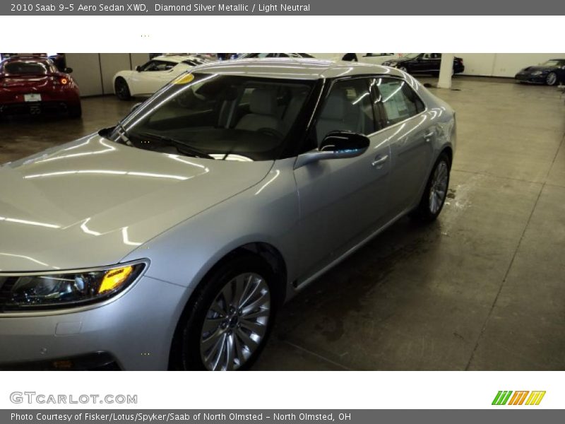 Diamond Silver Metallic / Light Neutral 2010 Saab 9-5 Aero Sedan XWD