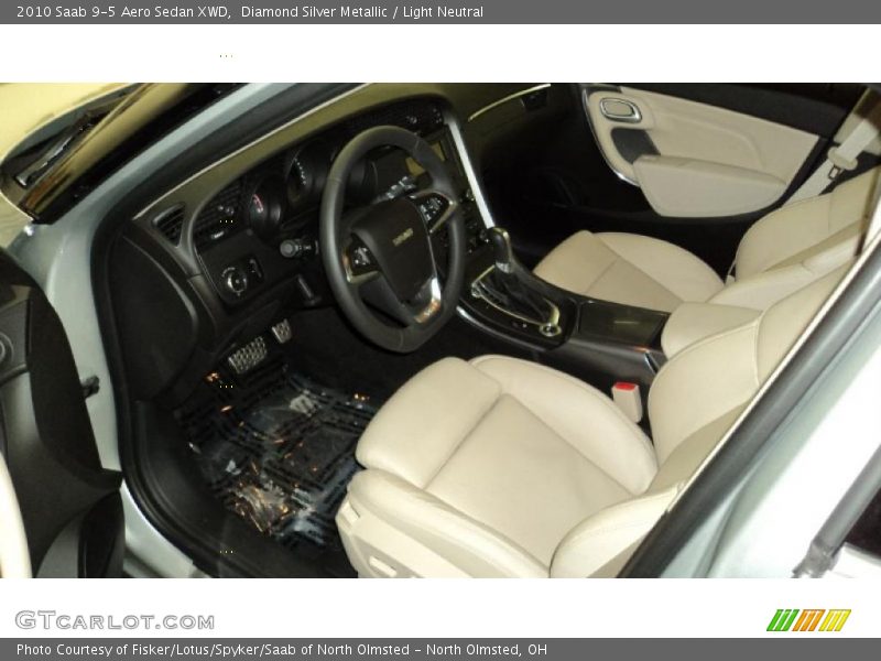 Diamond Silver Metallic / Light Neutral 2010 Saab 9-5 Aero Sedan XWD