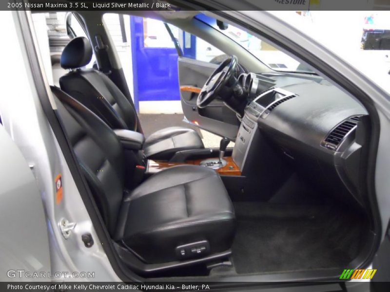 Liquid Silver Metallic / Black 2005 Nissan Maxima 3.5 SL
