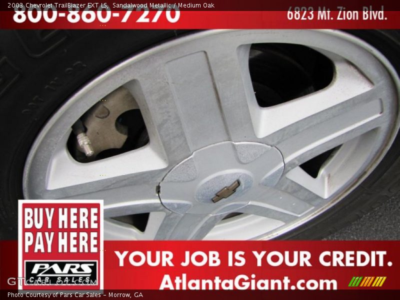 Sandalwood Metallic / Medium Oak 2003 Chevrolet TrailBlazer EXT LS