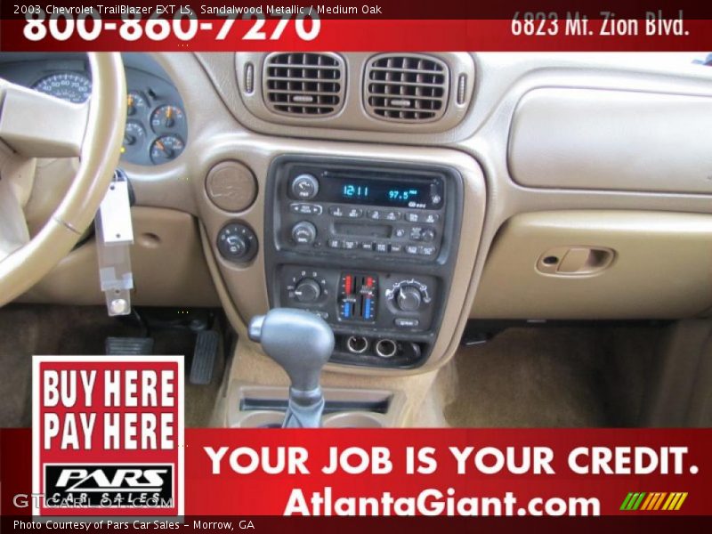 Sandalwood Metallic / Medium Oak 2003 Chevrolet TrailBlazer EXT LS