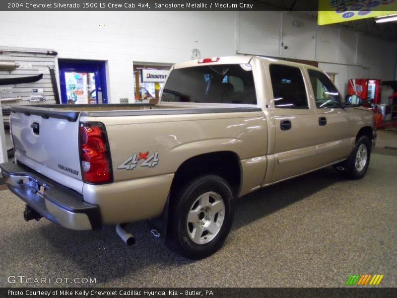 Sandstone Metallic / Medium Gray 2004 Chevrolet Silverado 1500 LS Crew Cab 4x4
